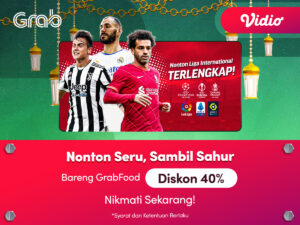 promo grabfood 40% di Vidio