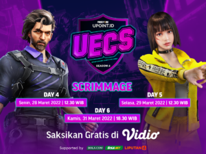 Link Live Streaming UECS Season 6, Scrimmage Day 4 - 6
