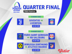 Saksikan Live Streaming Babak Perempat Final UEFA Youth League 2021/22 Malam Ini