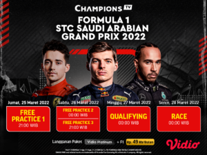 Link Live Streaming F1 GP Arab Saudi 2022 Pekan Ini