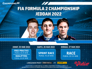 Saksikan Live Streaming FIA Formula 2 Championship Jeddah 2022