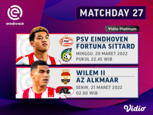 Link Live Streaming Liga Belanda ( Eredivisie ) 2021/22 Pekan Ke-27