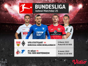 Live Streaming Bundesliga ( Liga Jerman ) 2021-22 Pekan Ke-25