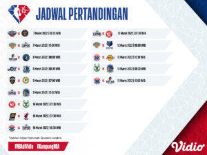 Jadwal NBA Hari Ini - Link Live Streaming NBA 2021-22 Pekan Ke-22