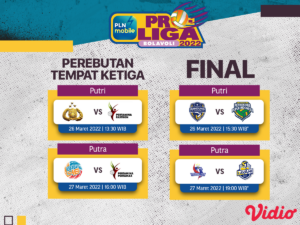Ini Dia Link Live Streaming Final Proliga 2022 di Vidio