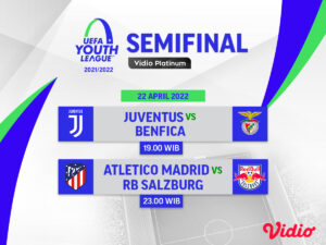 Ini Jadwal Semifinal UEFA Youth League 2022, Ada Juventus vs Benfica