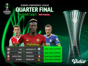 Jadwal Lengkap Leg Kedua Perempat Final Liga Konferensi Eropa 2022
