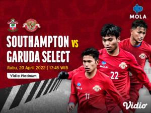 Jadwal Garuda Select 2022: Link Live Streaming Lawan Southampton