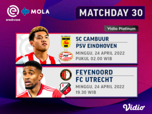 Jadwal Liga Belanda Pekan Ini, PSV Ditantang SC Cambuur