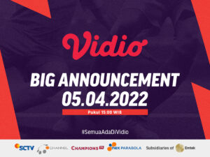 Bersiap Kejutan Spesial, Sore Ini Ada Pengumuman Besar dari Vidio