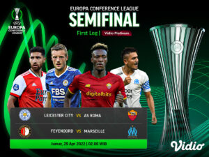 Link Live Streaming Semifinal Liga Konferensi Eropa Malam Ini: Ada Leicester vs Roma