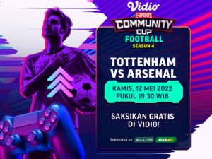 Saksikan Live Streaming Vidio Community Cup Football Season 4: Tottenham vs Arsenal
