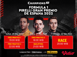 Jadwal F1 Spanyol 2022 Pekan Ini, Simak Link Live Streamingnya