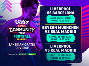 Nonton Vidio Community Cup Football Season 5 dan Menangkan Hadiah Menariknya