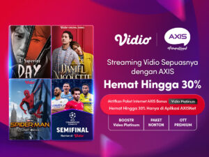 Bonus Vidio Platinum Buat Pengguna AXIS!