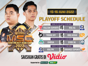 Jadwal MSC 2022 Playoffs Hari Ini, RRQ vs Todak