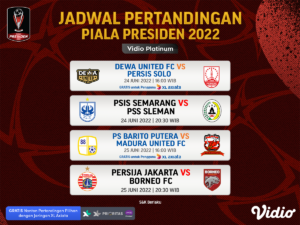 Jadwal Lengkap Piala Presiden 2022 Live Akhir Pekan Ini