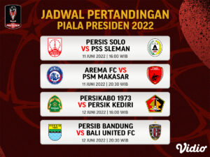 Jadwal Piala Presiden 2022
