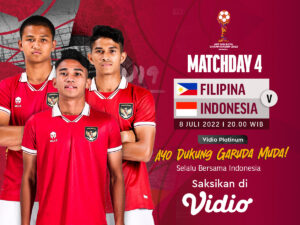 Live Streaming Indonesia vs Filipina di Piala AFF U-19 2022