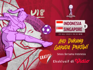Live Streaming Indonesia vs Singapura di Piala AFF U-18 Putri 2022