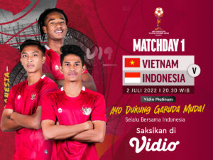 Live Streaming Indonesia vs Vietnam di Piala AFF U-19 2022