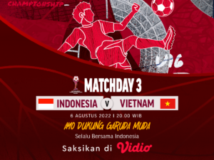 Live Streaming Indonesia vs Vietnam di Piala AFF U-16 2022
