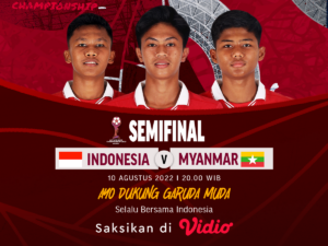 Link Live Streaming Indonesia vs Myanmar di Semifinal Piala AFF U-16 2022