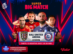 Link Live Streaming Bali United vs Arema di BRI Liga 1 2022/23