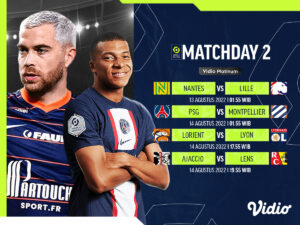 Jadwal Lengkap Ligue 1 Prancis 2022/23 Pekan Kedua