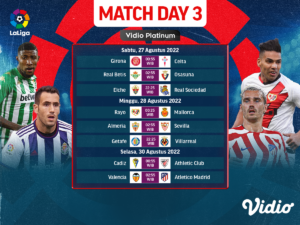 Jadwal Lengkap La Liga 2022/23 Pekan Ketiga