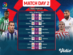 Jadwal Lengkap La Liga 2022/23 Pekan Kedua