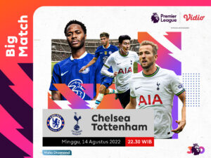 Link Live Streaming Chelsea vs Tottenham Hotspur di EPL 2022/23