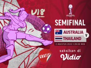 Link Live Australia vs Thailand di Semifinal Piala AFF U-18 Wanita 2022