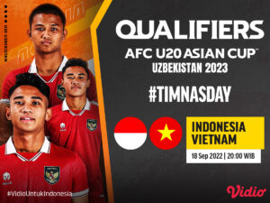 Link Live Streaming Indonesia vs Vietnam di Kualifikasi Piala Asia U-20 2023