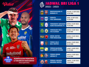 Jadwal BRI Liga 1 2022/23 Pekan 10
