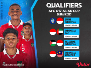 Jadwal Timnas Indonesia U-17 di Kualifikasi Piala Asia U-17 2023