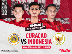 Link Live Streaming Indonesia vs Curacao Leg Kedua