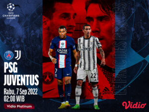 Link Live Streaming PSG vs Juventus di Liga Champions 2022/23