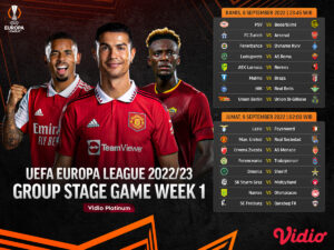 Jadwal Lengkap Liga Europa 2022/23 Matchday 1