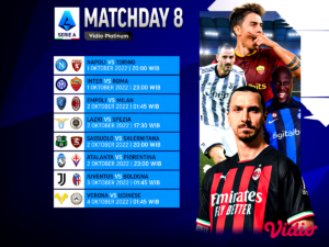 Jadwal Siaran Langsung Serie A 2022/23 Pekan 8