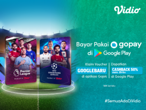 Dapatkan Cashback 50% Transaksi di Google Play dengan GoPay