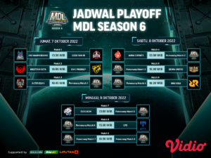 Jadwal MDL ID Season 6 Playoffs