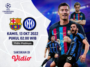 Link Live Streaming Barca vs Inter: Liga Champions Malam Ini