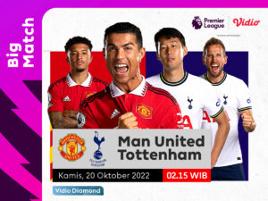 Link Live Streaming Man United vs Spurs di Liga Inggris 2022/23