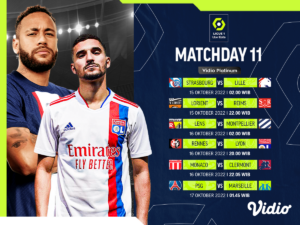 Jadwal Siaran Langsung Liga Prancis 2022/23 Pekan 11