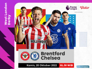 Link Live Streaming Brentford vs Chelsea di Liga Inggris 2022/23