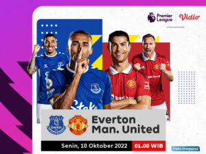 Link Live Streaming Everton vs Man United di Liga Inggris 2022/23