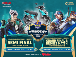 Jadwal Yamaha Generasi 125 Esports Competition (YGEC) 2022