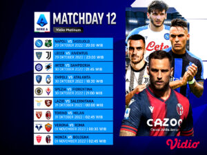 Jadwal Liga Italia 2022/23 Pekan 12