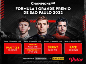 Jadwal F1 GP Brasil 2022